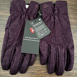 Lululemon Dark Purple Gloves